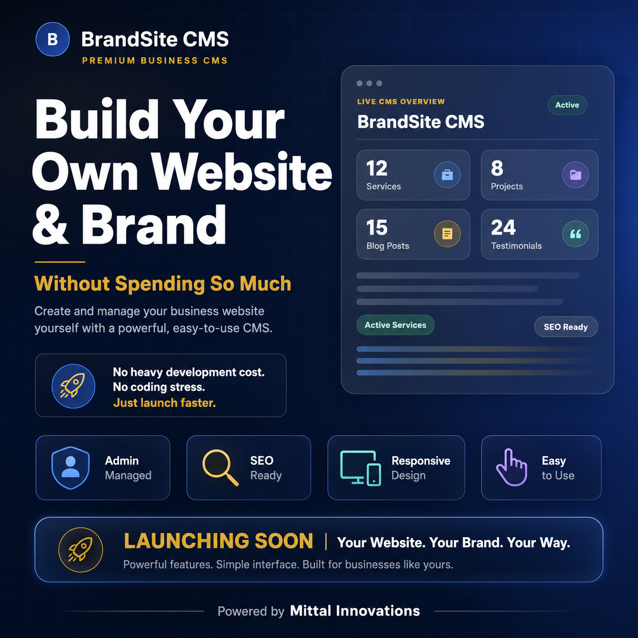BrandSite CMS – Premium Business Website Management System